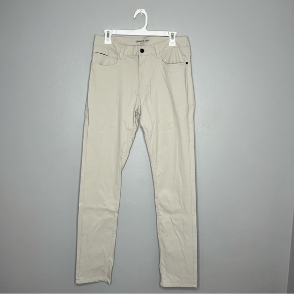 Kenneth Cole Mens Tech Khakis Pants Skinny Stretch 5 Pocket - Picture 1 of 7